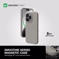 Amazing Thing Smoothie Magsafe Ümbris 8FT IP156.7PSMGY jaoks Iphone 15 Pro Max titanium