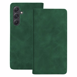 Smart Suede ümbris mudelile Samsung Galaxy A55 5G, roheline