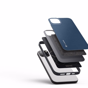 Dux Ducis Fino ümbris iPhone 14 Plus sinisest nailonist