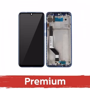 LCD ekraan ühilduv Xiaomi Redmi Note 9S (Note 9 Pro) raamiga / sinine / OEM