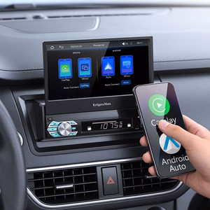 Автомагнитола Kruger&Matz KM2018 с выдвижным 7-дюймовым экраном, CarPlay/Android Auto