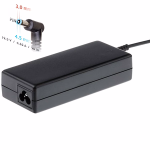 Akyga sülearvuti toiteadapter AK-ND-26 19.5V/4.62A 90W 4.5x3.0 mm + pin HP adapter / inverter siseruumides must