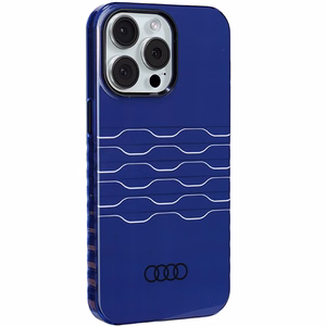 Audi IML MagSafe чехол для iPhone 15 Pro Max - синий