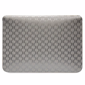 Karl Lagerfeld Saffiano Monogram Choupette ümbris jaoks a 14" laptop - hõbedane