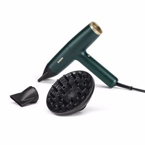 BaByliss Air Power Pro D6555DE – 1700 W iooniline föön, roheline/kuldne
