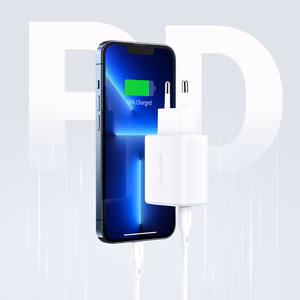 Acefast wall Laadija USB Type C / USB 20W, PPS, PD, QC 3.0, AFC, FCP valge (A25 valge)
