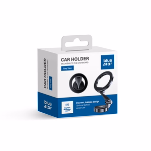 Car hoidja for dashboard sinine STAR Easy Wiev ühilduv MagSafe must