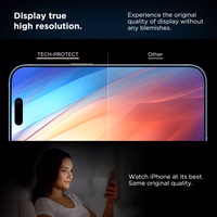 Tech-Protect Quick Set+ 2-pack karastatud klaas jaoks iPhone 12 / 12 Pro - must