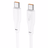 USB kaabel Hoco X93 100W USB-C to USB-C 2.0m valge