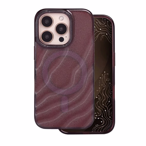 Tecto Shield Desert Mag ümbris mudelile iPhone 16 Pro 6,3", mahagonivärvi