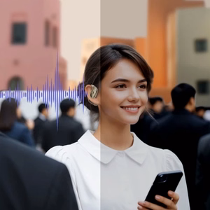 Bluetooth vabakäeseade Dudao U17Max valge (Bluetooth 5.3)