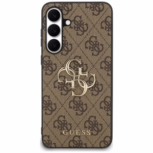 Guess Big 4G Classic Logo Ümbris jaoks Samsung Galaxy S25 FE - Brown