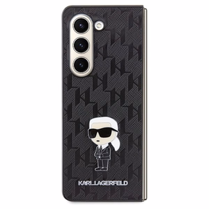 OKARL LAGERFELD case for SAMSUNG Z Fold 5 KLHCZFD5SAPKINPK (Saffiano Mono IK PIN) black