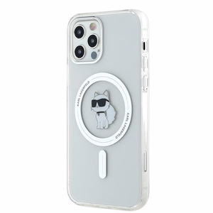 Karl Lagerfeld IML Choupette MagSafe ümbris jaoks iPhone 12 / 12 Pro - läbipaistev