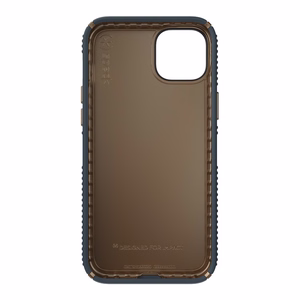 Speck Presidio2 Grip ümbris seadmele iPhone 15 Plus / 14 Plus, libisemiskindla haardega, Charcoal / Cool Bronze / Slate värvikombinatsioon