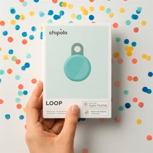 Chipolo LOOP – laetav Bluetooth-jälgimisseade silikoonrihmaga iOS-i ja Androidi jaoks, värv: mint