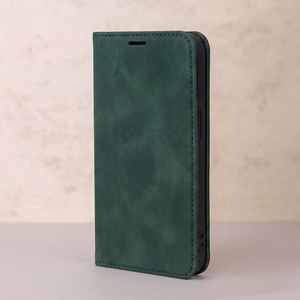 Smart Suede ümbris Honor 600 / Honor 600 Pro mudelile, roheline