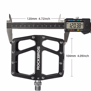 Rockbros K399-BK laia platvormiga jalgrattapedaalid – mustad