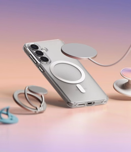 Ringke Fusion Magnetic MagSafe Ümbris for Samsung Galaxy S26 - läbipaistev