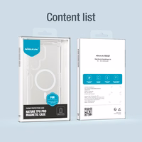 Nillkin Nature Pro armored ümbris with a magnetic ring jaoks Samsung Galaxy S24 Ultra - valge