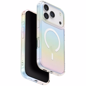 Uniq Iridescia Ümbris jaoks iPhone 17 Pro Max Magclick Charging - Multicolor
