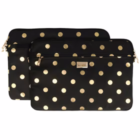 Wonder Sleeve Laptop 17 inches kuldne polka-dot