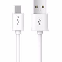 Devia cable Smart EC082 USB - USB-C 1,0 m 2,1A valge