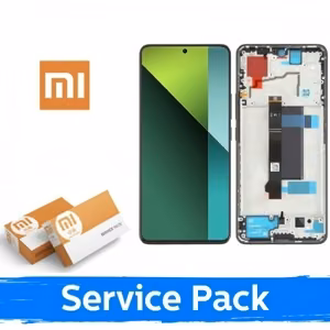 LCD ekraan ühilduv Xiaomi Poco F6 5G raamiga / must / (Service Pack)