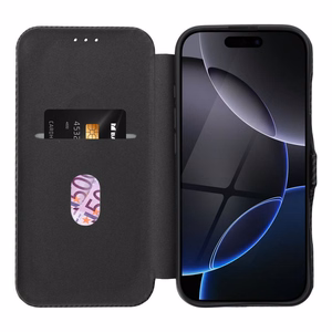 FOLIO Side Magnet Kaaned jaoks IPHONE 15 PRO MAX must