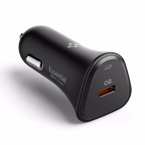 Spigen Essential EV301 30W Car Laadija - Must