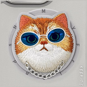 Nimmy Glasses Cool Cat MagSafe Ümbris jaoks iPhone 16 Pro - Hall