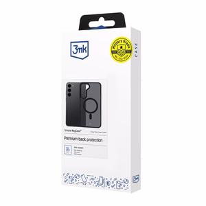 3mk Smoke MagCase jaoks Samsung Galaxy S23 5G - must