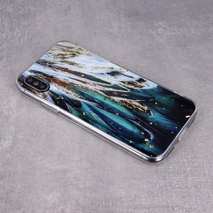 Kuldne Glam ümbris jaoks Samsung Galaxy A15 4G / A15 5G feathers