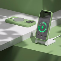 Etteri Silicone Mag ümbris iPhone 15 Pro 6,1" heleroheline