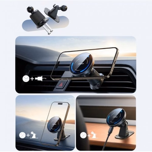 Car laadija-hoidja magnetic Joyroom JR-ZS502 MagSafe 15W (air vent/dashboard) must