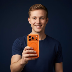 ROAR чехол MAG BUMPER, совместимый с MagSafe, IPHONE 16, оранжевый