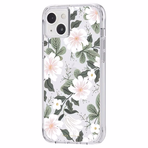Rifle Paper Clear ümbris seadmele iPhone 14 Plus, Willow mustriga