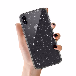 Crystal Glitter Ümbris jaoks Iphone X/XS (5,8") Hõbedane