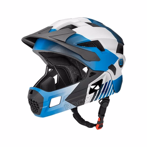 Rockbros TS-61 10110061002 laste jalgrattakiiver eemaldatava lõuakaitsega, suurus M (54-57) - sinine