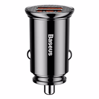 Baseus Circular 2xUSB QC3.0 5A 30W car charger (must)