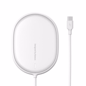 Baseus Induction Laadija LIGHT Magnetiline Iphone 12 koos tüüp C kaabel (WXQJ-02) valge