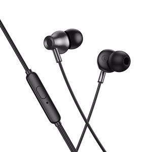 Hoco M119 juhtmega mikrofoniga kõrvaklapid, 3,5 mm pistik, mustad