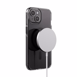 Crong Clear MAG Pro MagSafe ümbris seadmele iPhone 15, must