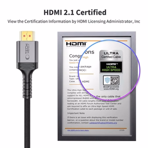 Tech-Protect UltraBoost HDMI 2.1 4K 120HZ / 8K 60HZ cable 300 cm - black