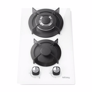 ISEASY MGBG-312A gaasipliidiplaat, 2 põletit (valge)