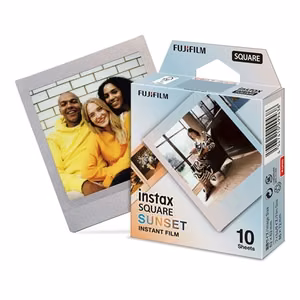 Fujifilm Instax Square Sunset – päikeseloojangu värviüleminekuga kiirfilm, 10 lehte