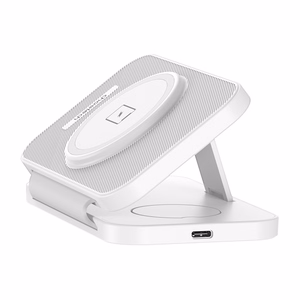 Choetech T616-F 3-in-1 inductive laadija (valge)