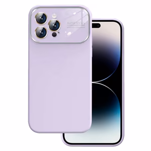 Soft Silicone Lens Ümbris jaoks Iphone 14 Pro Max light lilla