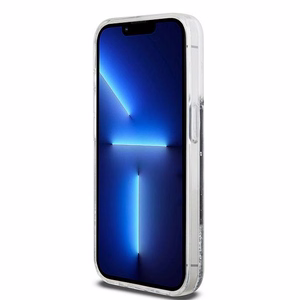 DKNY Liquid Glitter Big Logo iPhone 14 Pro Ümbris - Must