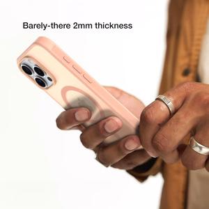 Incase Slim Case MagSafe'i toega ümbris iPhone 16 Pro Maxile, Blush Pink värvitoonis